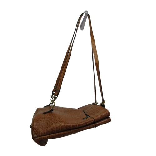 Bolso de Hombro Patricia Nash Cuero Genuino Patrón Cocodrilo Con Múltiples Bolsillos - Imagen 2 de 13