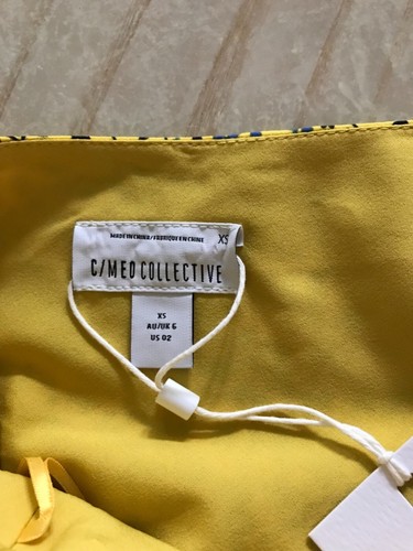 BNWT C/MEO Collective Sanguine Midi Skirt Fully Lined US 2 XS Sezane Rouge - Picture 4 of 5