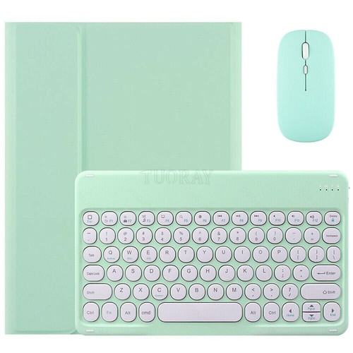 For iPad Mini 1 2 3 4 5 6th Gen 2021 8.3" Bluetooth Keyboard Mouse Leather Case - Picture 18 of 52