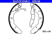 ATE Bremsbackensatz Hinten VW 03.0137-0148.2