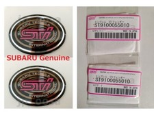 Subaru Genuine OEM ST9100055010 Fender STi Emblem Badge Pair Impreza WRX GC8