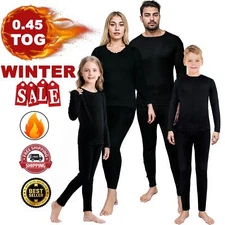 Mens Thermal Long Johns Set Full Family Underwear Sets Women Kids Top And Bottom