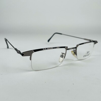 NEU OPTIK Brille SILBER ECKIG Brillengestell MOD: ABGERIEBEN