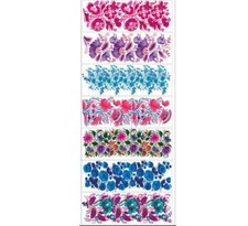 Easter Egg Wraps Heat Shrink Sleeves for Decoration 7 Hen Eggs Pysanka Flowers