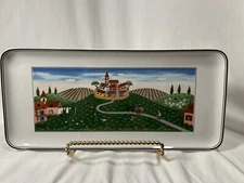 Villeroy & Boch Design Naif 13.5 x 6 Sandwich Serving Platter Tray Plate Laplau