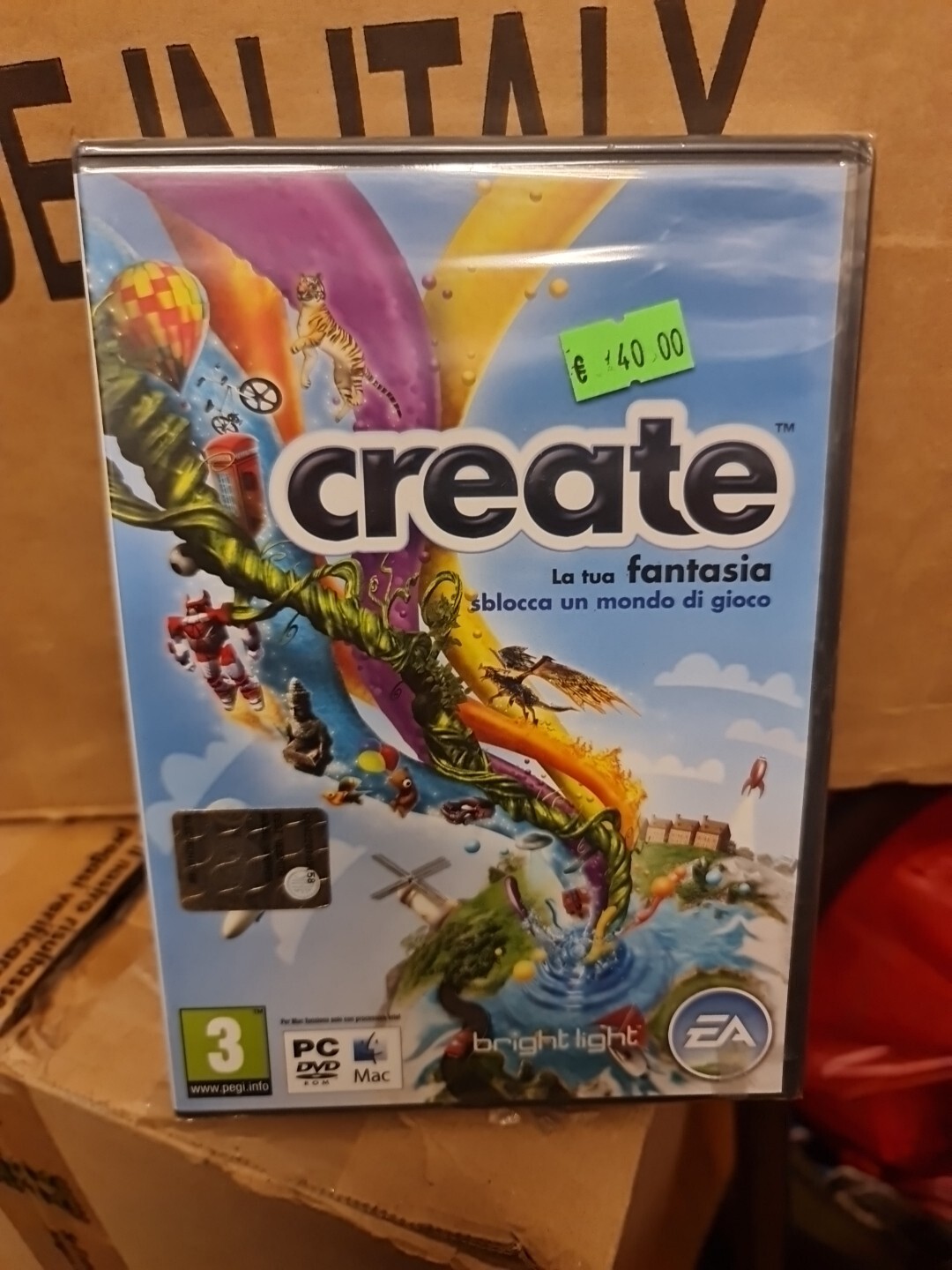 CREATE - PC COMPUTER - MAC - GIOCO NUOVO cellofan leggermente rovinato