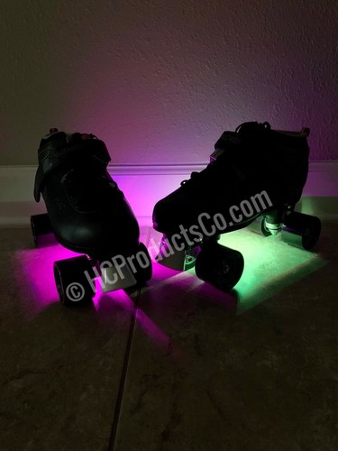 Kit luci LED controllate Bluetooth per pattini a rotelle 16 milioni di opzioni di colore - Foto 5 di 9
