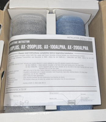 OPTEX AX-100PLUS / AX100PLUS (NEW IN BOX) Box Shows Handling