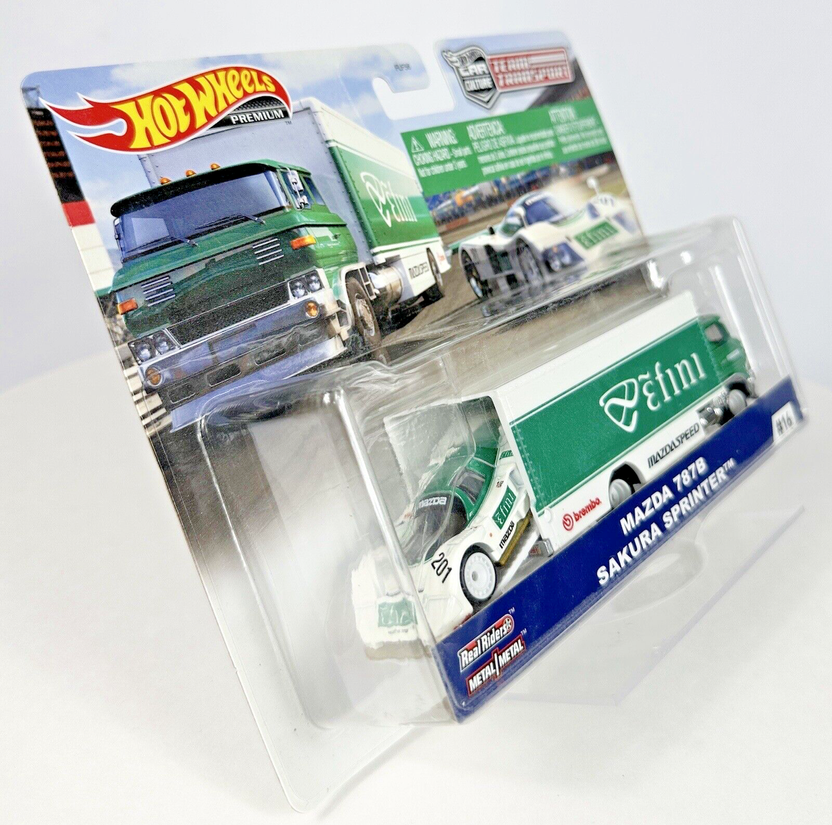 Hot Wheels Premium Team Transport Mazda 787B Sakura Sprinter | eBay