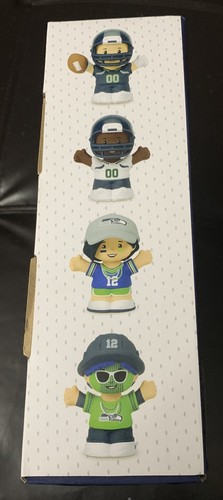 Ensemble collector Fisher Price Seattle Seahawks Little People We Are 12 fans NFL neuf dans sa boîte - Photo 8/10