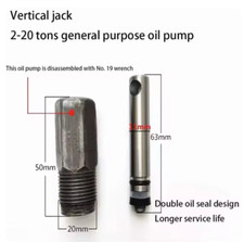 1Set Double Pump 2- 20 Tons Jack Oil Pump Cylinder Pump Piston Oil Seal