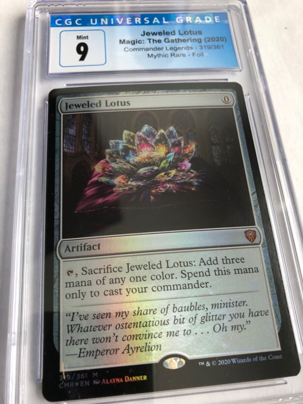 MTG Jeweled Lotus Commander Legends Foil Mint CGC 9 eBay