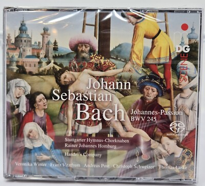 Sebastian Bach Stuttgarter Hymnus -German Boys Choir St Johns Passion New 2 CD