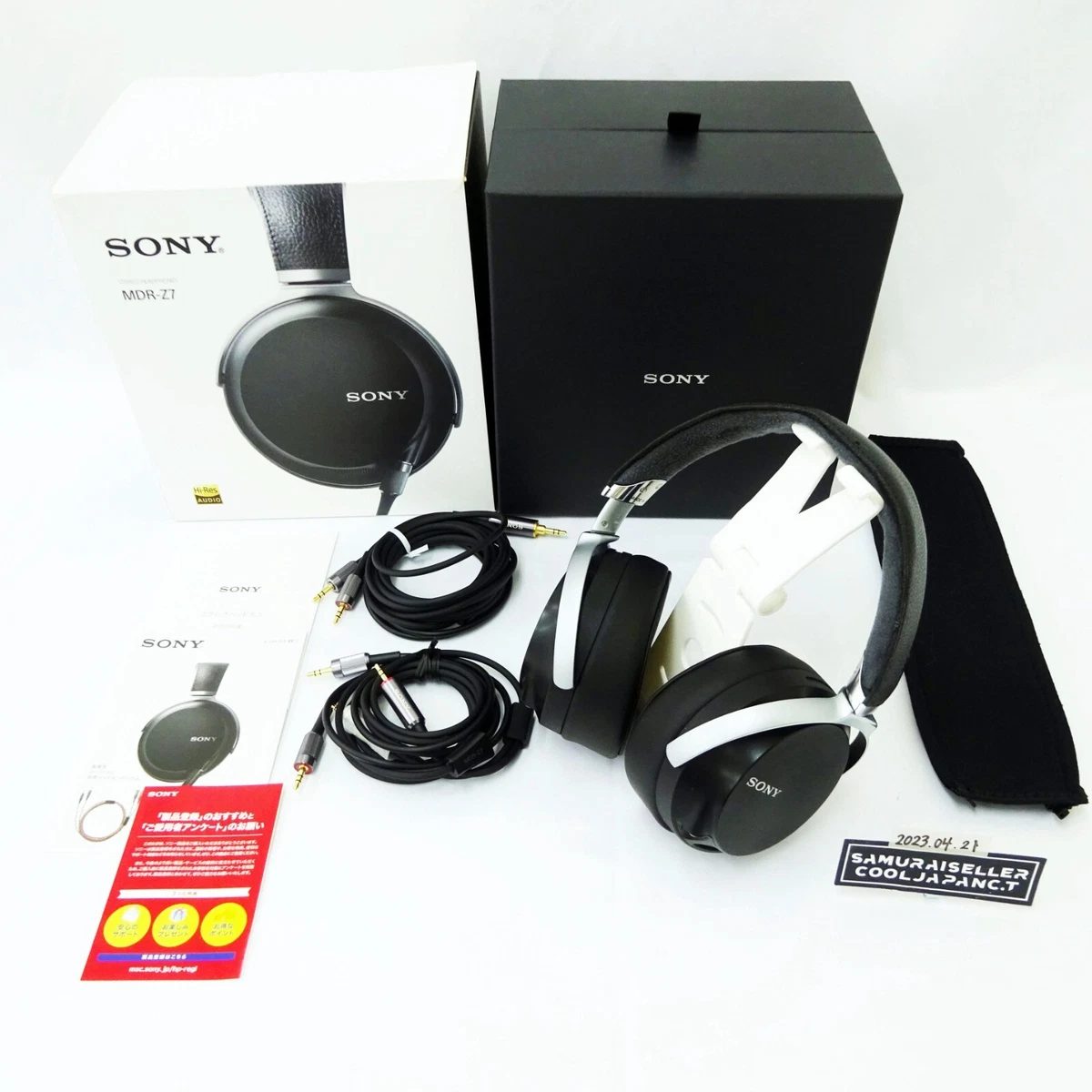 Sony MDR-Z7 Over-Ear High Resolution Audiophile Headphones USED