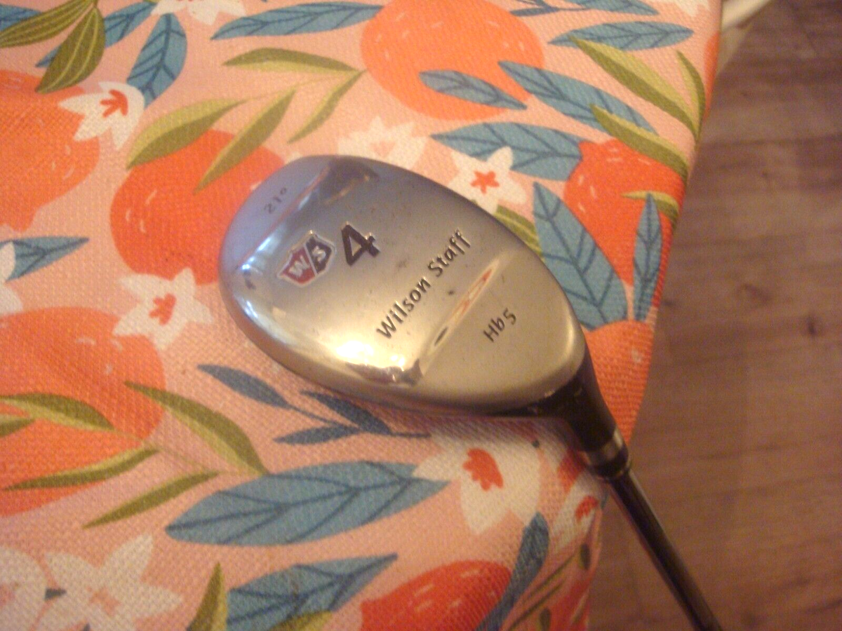Wilson Staff HB5 21° 4 Hybrid Regular Steel Shaft Wilson Staff Grip Wilson Staff HB5 21° 4 Hybrid Regular Steel Shaft Wilson Staff Grip