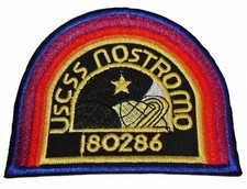 Aliens Movie Nostromo 180286 Logo 3" Tall Embroidered Iron on Patch