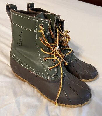 Polo Ralph Lauren Boy's Size Lace Up Ewan Green Brown Duck