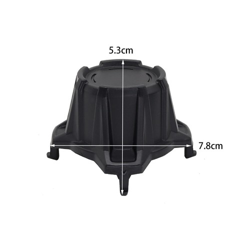 4Pcs Wheel Hub Cover Black Center Cap For Can-Am Maverick X3 Turbo R 2017-2020 - Picture 5 of 5