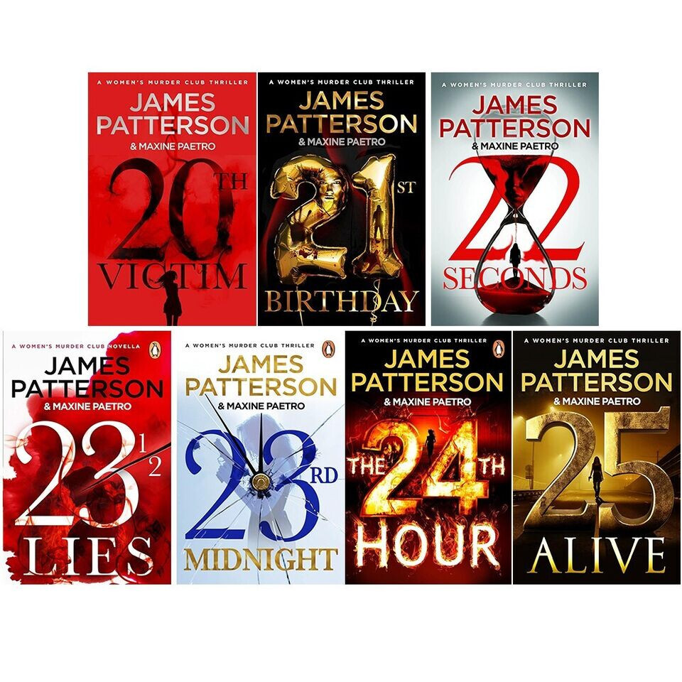 Women's Murder Club Series 7 Books Collection Set by James Patterson 20-25