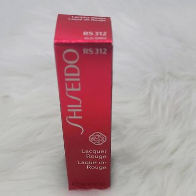 Shiseido RS 312 Lacquer Rouge Lip Gloss 0.2oz/6ml New In Box