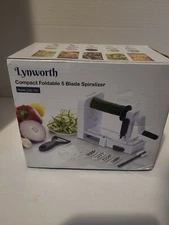 Lynworth Compact Foldable 5 Blade Vegetable Spiralizer Model CS5-100 NEW!