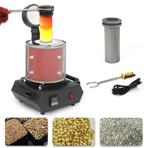 Horno de fusión de plata oro 3KG Eléctrico Horno refinación Grafito Crisol  110V | eBay