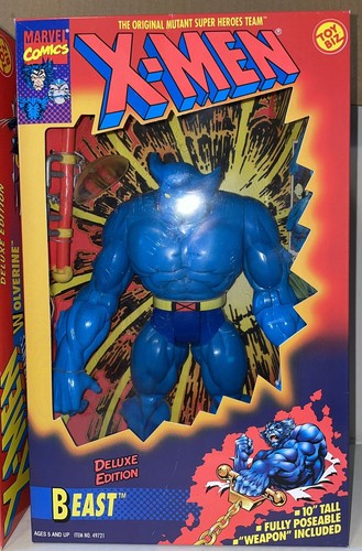 MARVEL UNIVERSE Lot X5 Beast Wolverine Silver Surfer Gambit Kraven 10” FIGURES - Picture 3 of 10