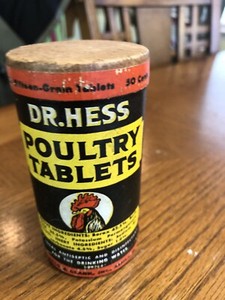 Dr Hess Poultry Tablets Package Rooster