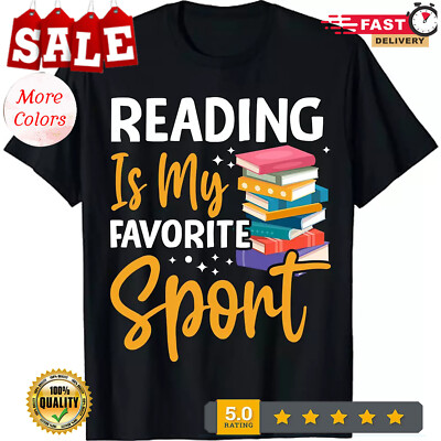 Librarian Bookworm Reader Book Reading Is My Favorite Sport T-Shirt