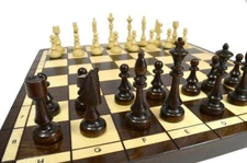 The Wholesale Chess Basic Wooden European Chess Set