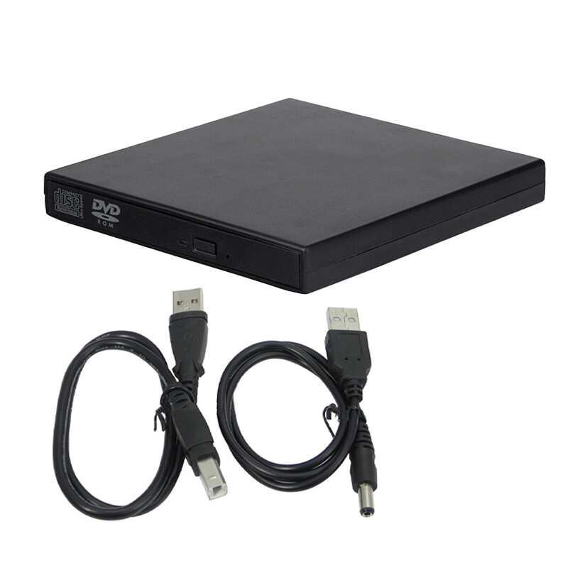 USB External CD RW DVD ROM Writer Burner Player Drive PC Laptop for Mac