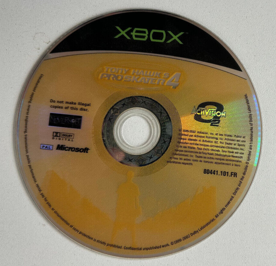 Tony Hawk's Pro Skater 4 Xbox