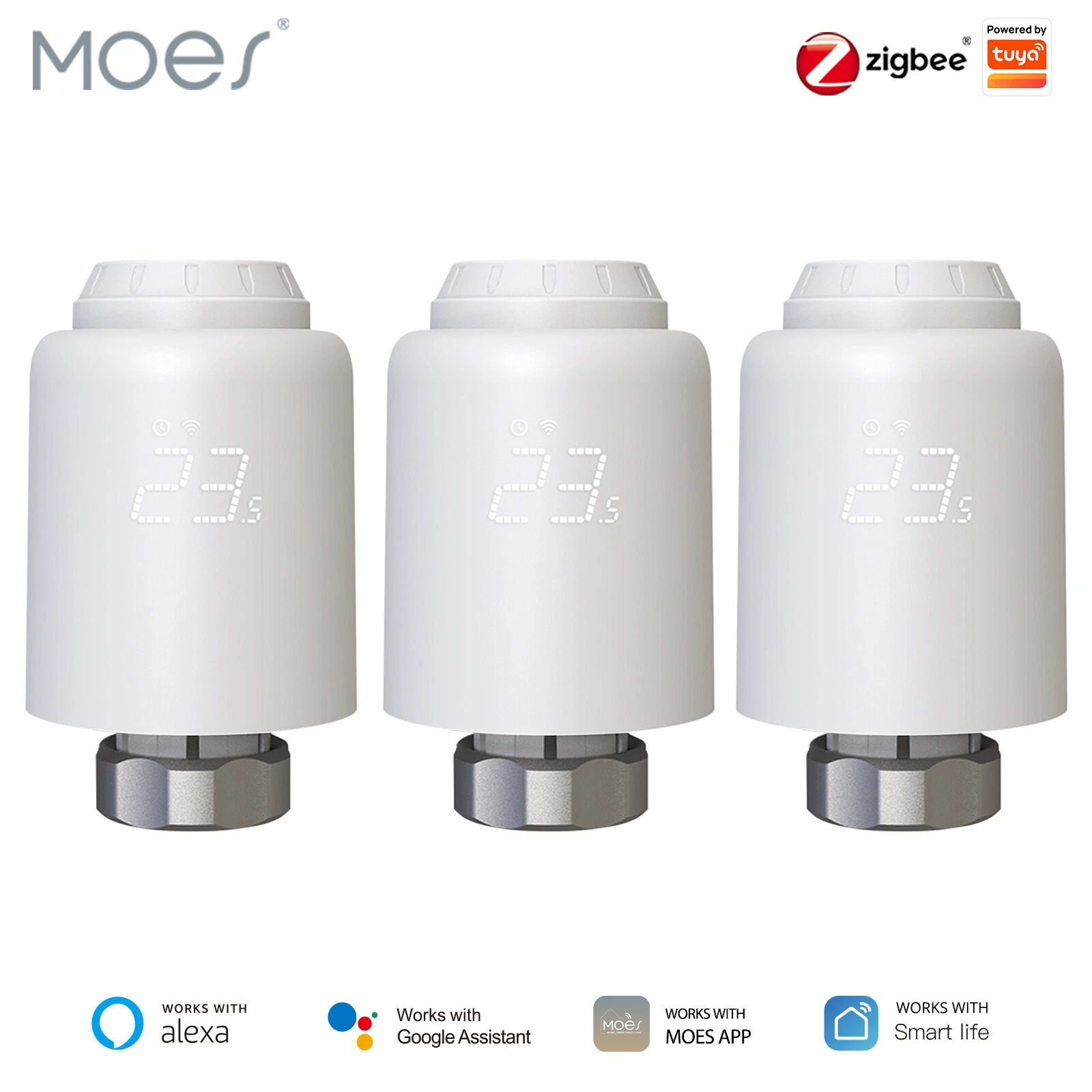 Moes Smart Heizkörperthermostat ZigBee