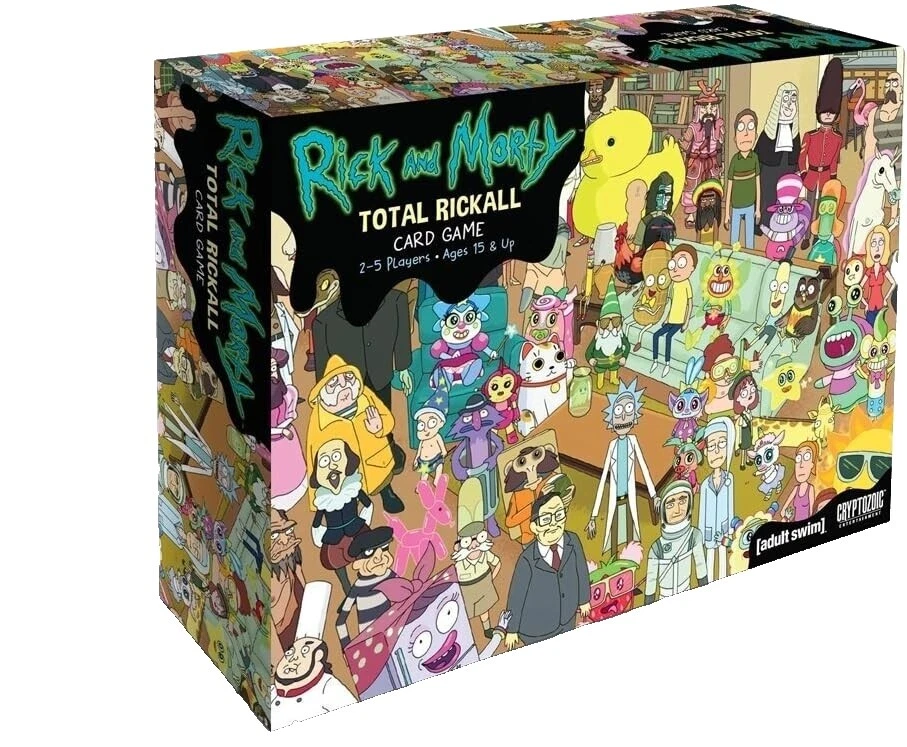 Tarjetas Cryptozoic Entertainment Rick y Morty Juegos de mesa y tradicionales contemporáneos de fabricación