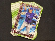 2025 Topps Holiday Green Holiday Plaid Parallels - U Pick - Complete Your Set!