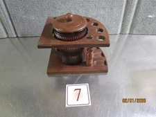 Vintage Smoking Pipe Stand w Humidor Lot # 7