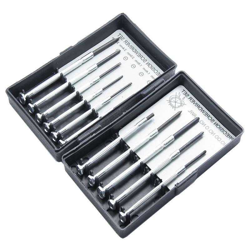11PCS Micro Precision Screwdriver Set Mini Jewellers NiceJF45 L5R 6 Repair Q5M0 - Image 4 of 4
