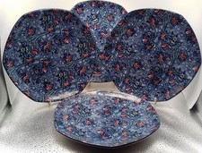 Vintage Ringtons Hexagonal China Side Plates (x4) : Chintz Design
