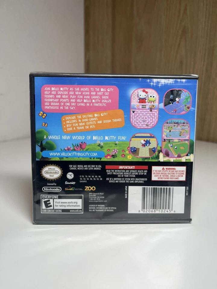 Hello Kitty Big City Dreams Nintendo DS CIB Complete Game Case Manual Kid Friend - Image 4 of 4