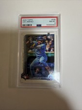 2025 Topps Chrome #276 Leo Jimenez RC Toronto Blue Jays PSA 8