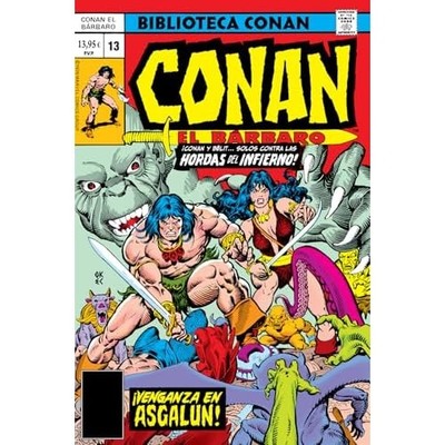 Biblioteca conan el b�rbaro 13 1976-77: conan the bar-b - Spanish Language Paper