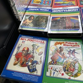 Intellivision Games Lot of 16 Games All With Manuals
