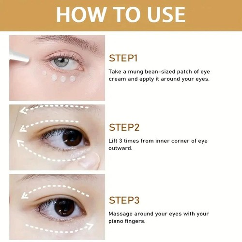 Collagen Eye Cream skincare Anti Dark Circles Eye Bags Firming Moisturizing- - Picture 8 of 10