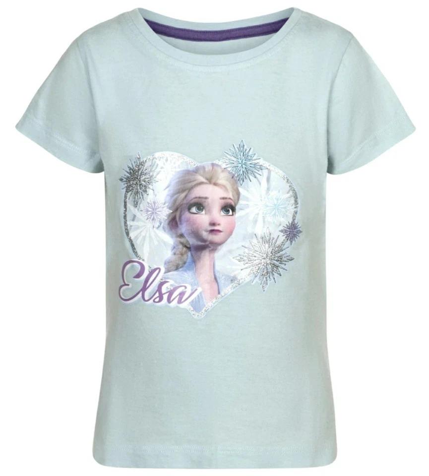 Disney frozen Elsa T-Shirt Hellblau Gr. 98/104 - Bild 1 von 1