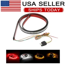 5 MODES 60" 432LED Truck Strip Tailgate Light Bar 3Row Reverse Brake Signal -