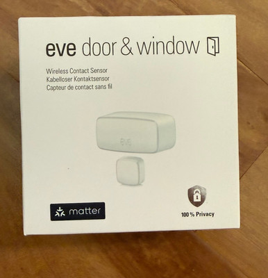 Eve Door Window Wireless Contact Sensor Matter Thread Smart Home New Sealed
