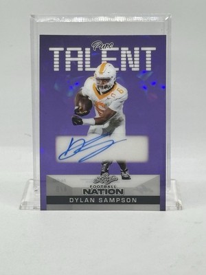 2025 Football Nation Pure Talent Clear #PA-DS1 Dylan Sampson Auto (#'d / 8)