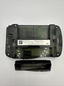 WonderSwan Clear Black Console Screen Damage Works Still