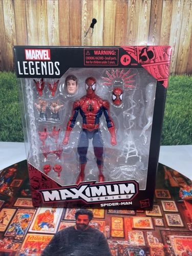 Marvel Legends Maximum Series Spider-Man Collectible 6" Action Figure by Hasbro