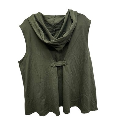 Christian Siriano green vest jacket women s 3x plus sz hobbit cosplay ren faire